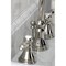 Kingston Brass KS2986TAL Tudor Widespread Bathroom Faucet W/ Brass Pop-Up, Nickel KS2986TAL - alternate 5